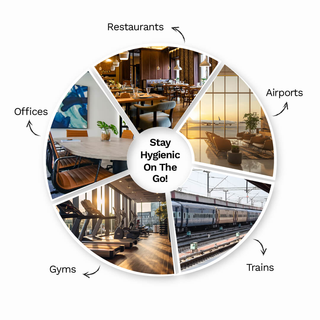 Pee Safe Toilet Seat Sanitizer Spray (Lavender) - 300 ML - BULK BUY