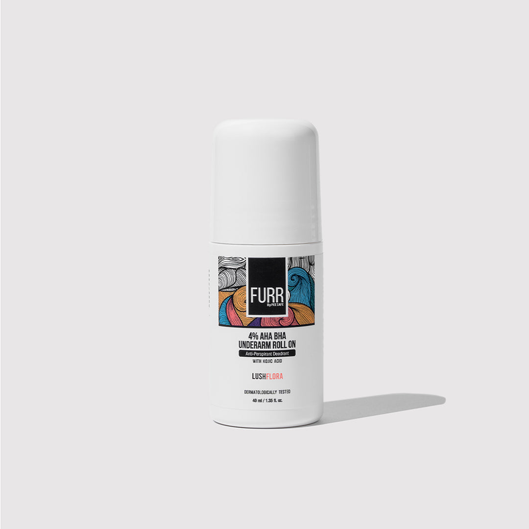 Furr 4% AHA BHA Underarm Roll On - Flora