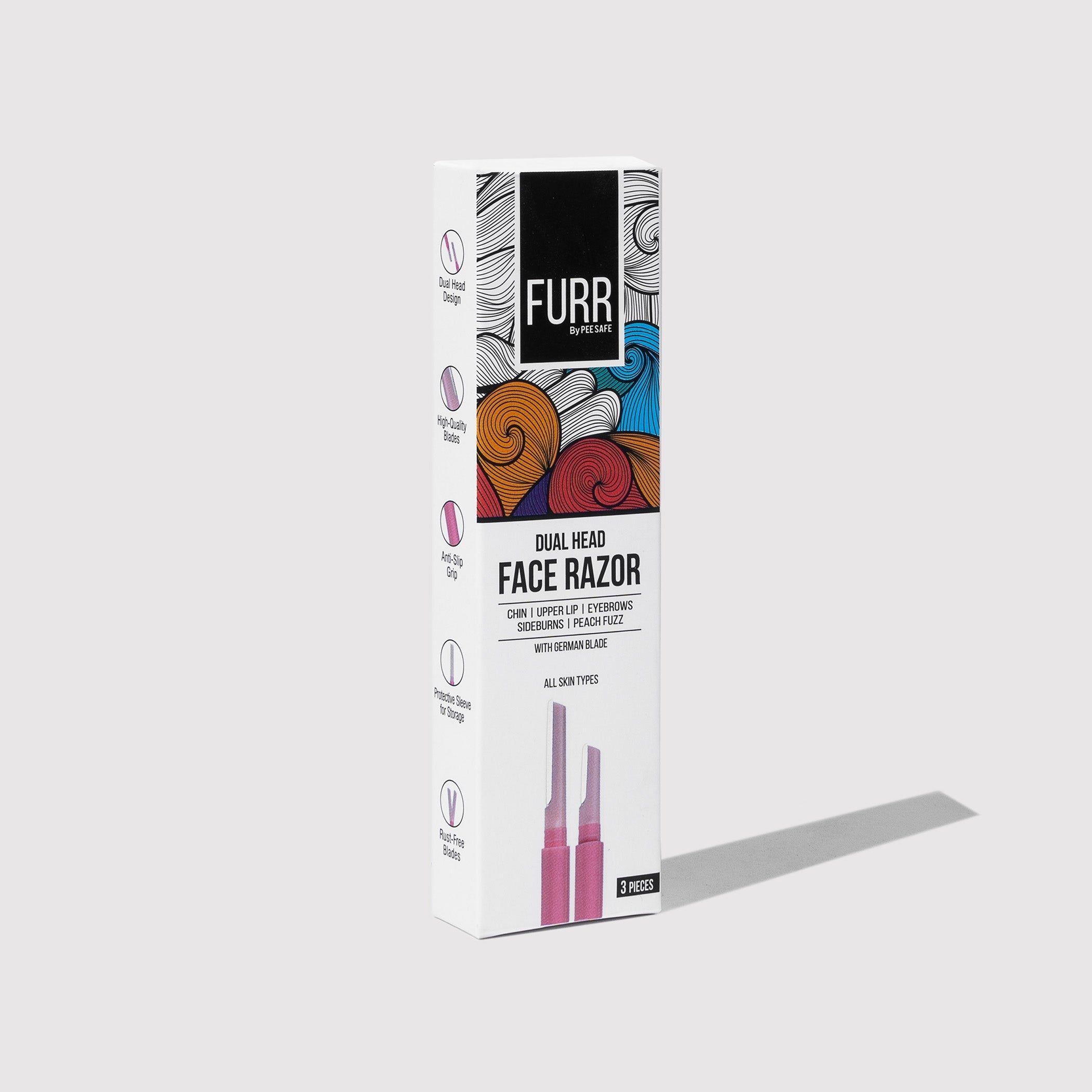 Furr Dual Head Face Razor For Women (3N)