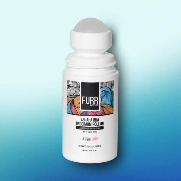 4% AHA BHA Underarm Roll On - Flora