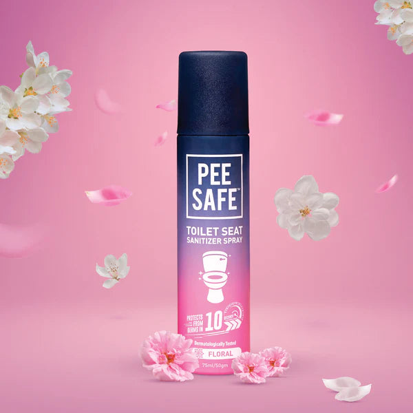 Toilet Seat Sanitizer Spray (Floral) - 75 ML