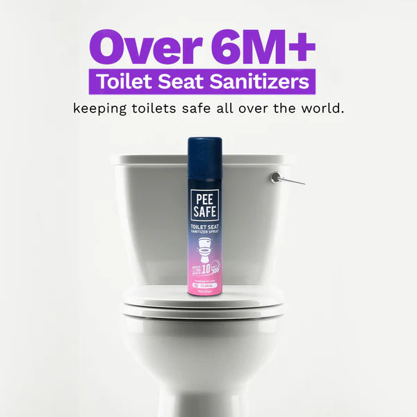 Toilet Seat Sanitizer Spray (Floral) - 75 ML