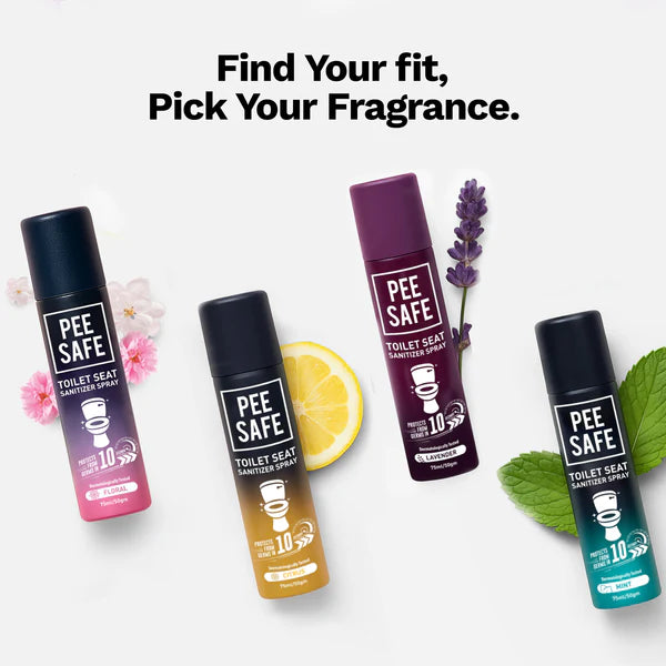 Toilet Seat Sanitizer Spray (Floral) - 75 ML