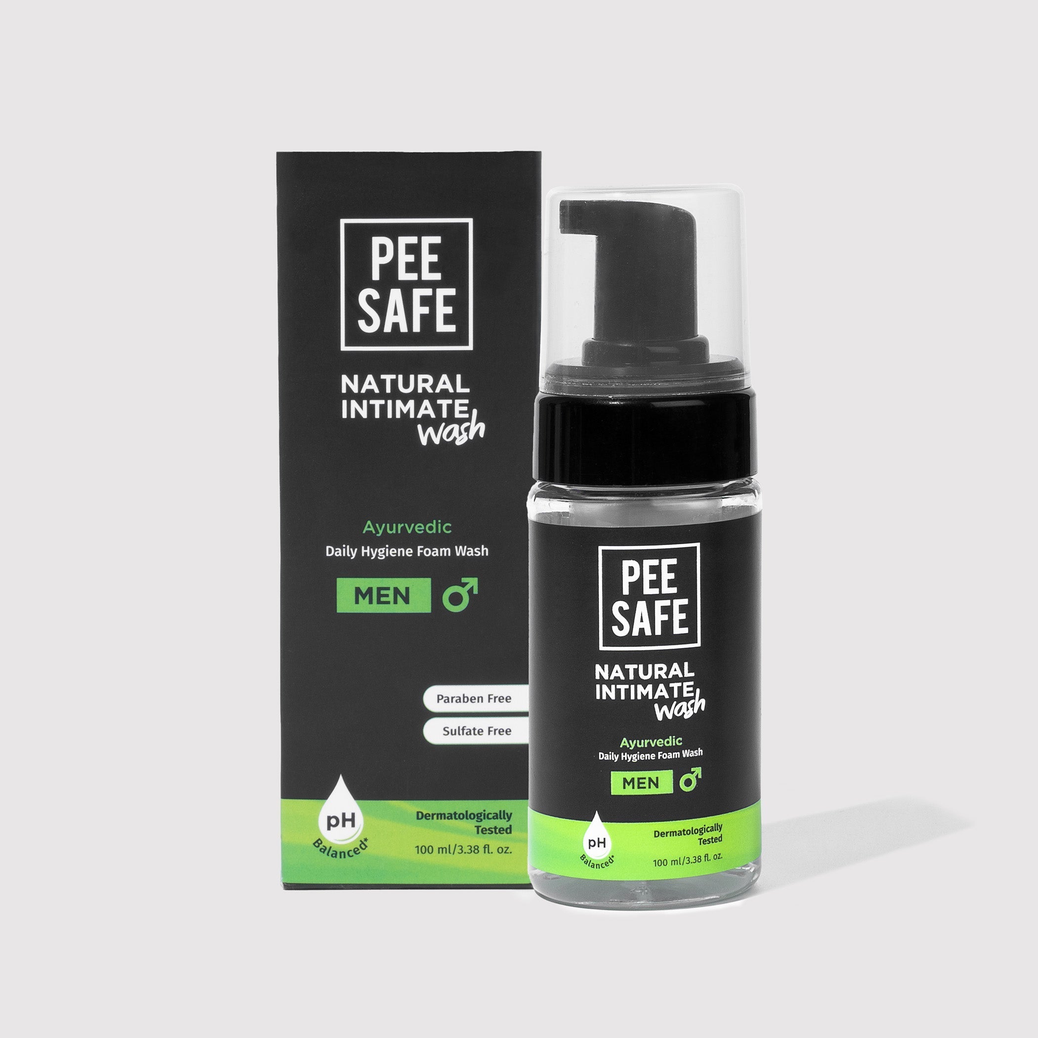 Pee Safe Daily Natural Intimate Wash For Men (100 ML) - BYOC