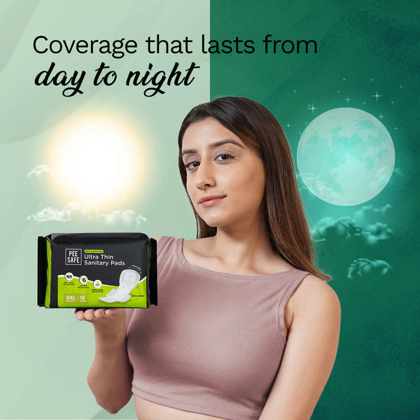 Ultra Thin Sanitary Pads - XXL (12 Pads)