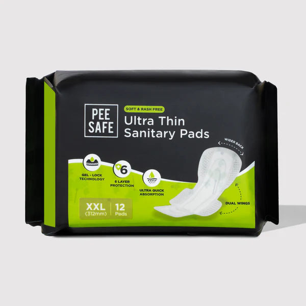 Ultra Thin Sanitary Pads - XXL (12 Pads)