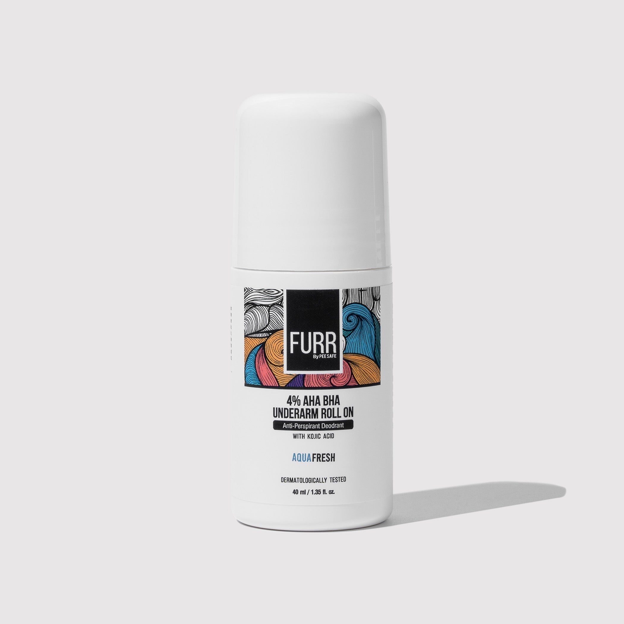 Furr 4% AHA BHA Underarm Roll-On - Aqua