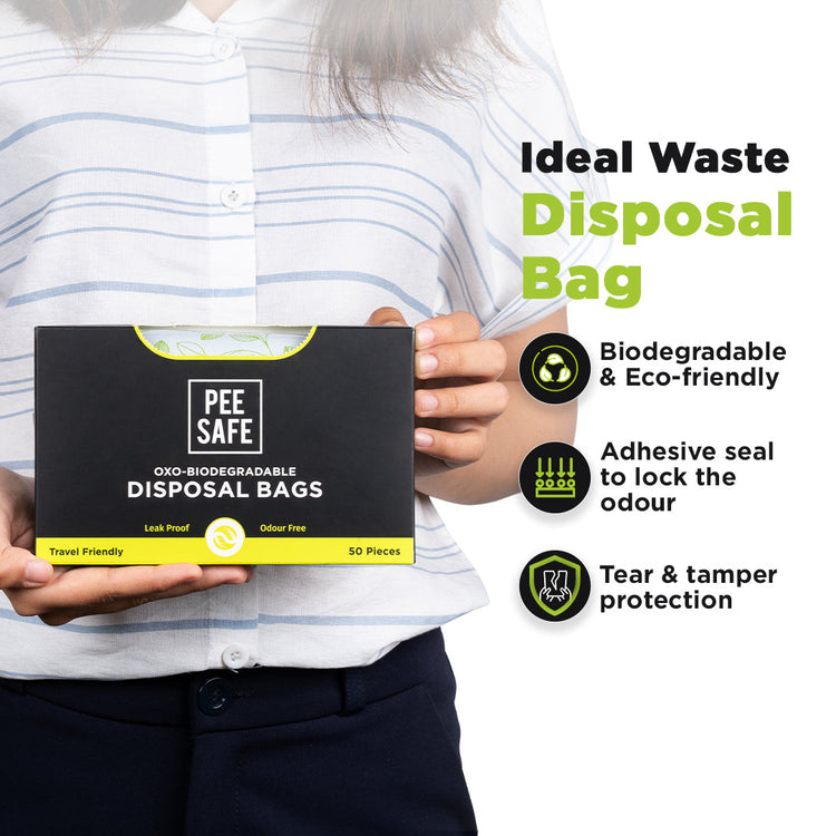 Oxo-Biodegradable Disposable Bags - 50 Bags