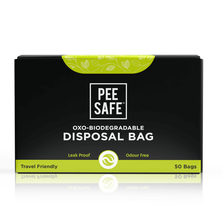 Oxo-Biodegradable Disposable Bags - 50 Bags - Pee Safe