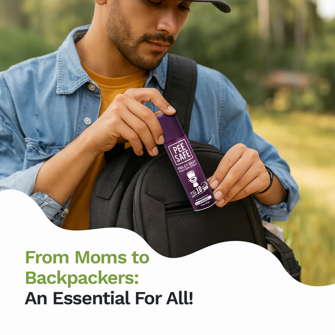 Pee Safe Toilet Seat Sanitizer Spray (Lavender) - 75 ML - BULK BUY