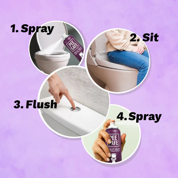 Toilet Seat Sanitizer Spray (Floral) - 75 ML