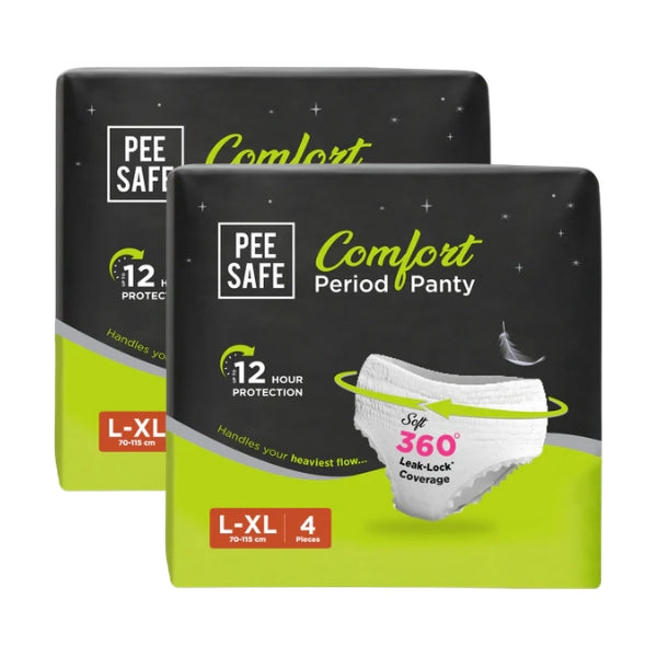 Comfort Period Panty (L-XL) 4N - (Pack Of 2)