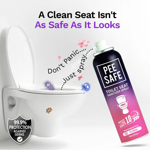 Toilet Seat Sanitizer Spray (Mint, Lavender & Citrus) - 75 ML (Pack of 3)