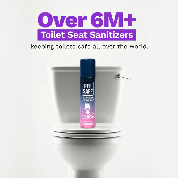 Toilet Seat Sanitizer Spray (Mint, Lavender & Citrus) - 75 ML (Pack of 3)