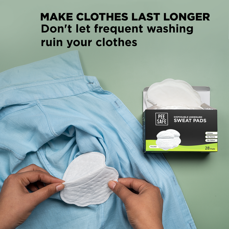 Disposable Underarm Sweat Pads (Folded) - 28 Pads