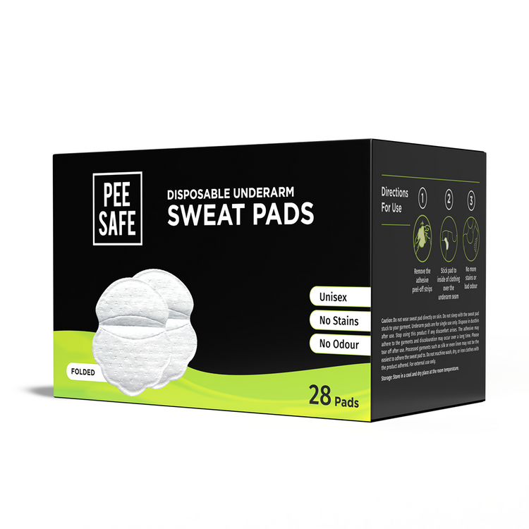 Disposable Underarm Sweat Pads (Folded) - 28 Pads