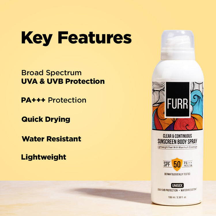 Clear & Continuous Sunscreen Body Spray