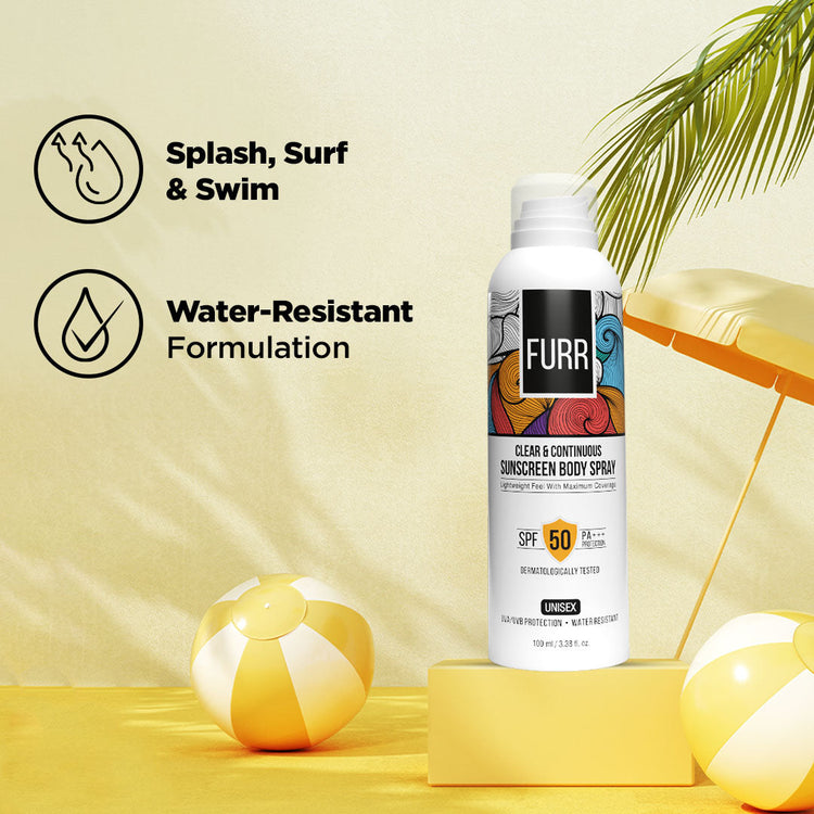 Clear & Continuous Sunscreen Body Spray