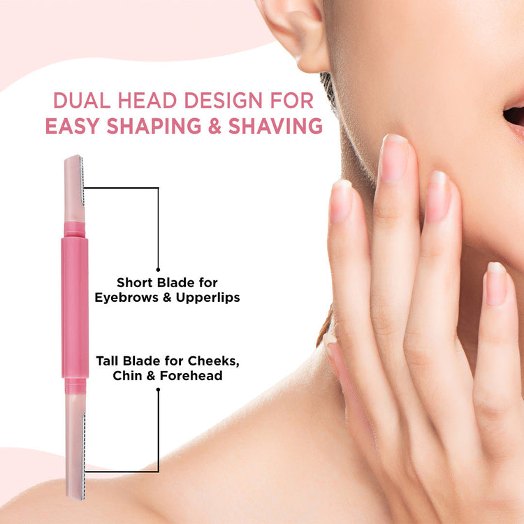 Dual Head Face Razor For Women (3 Razors)