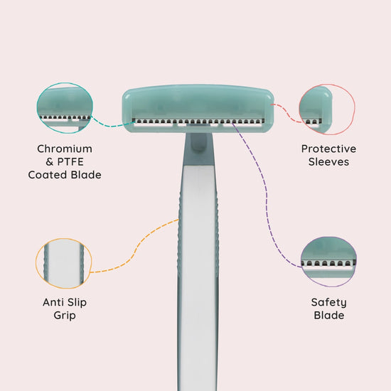 Razor for top bikini line
