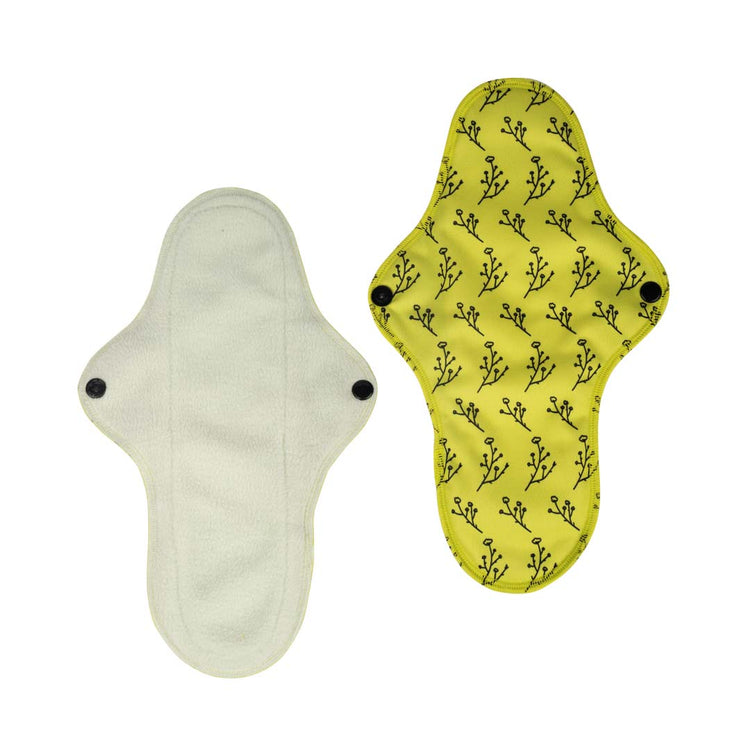 Reusable Sanitary Pads(6 Regular Pads + 2 Night Pads) - Pack of 2